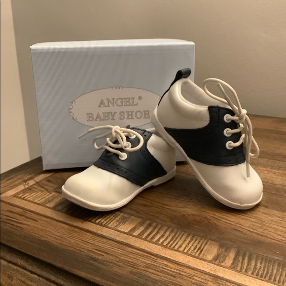 angel baby saddle shoes